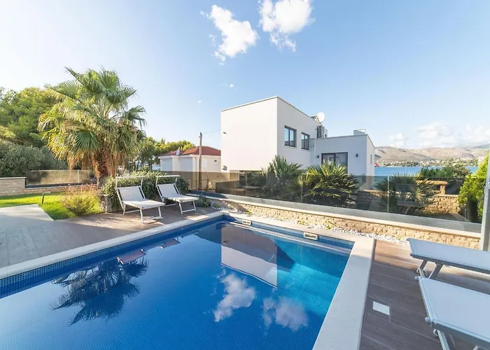 Luxury Beachfront Villa Trogir 2 With Indoor & Outdoor Pools