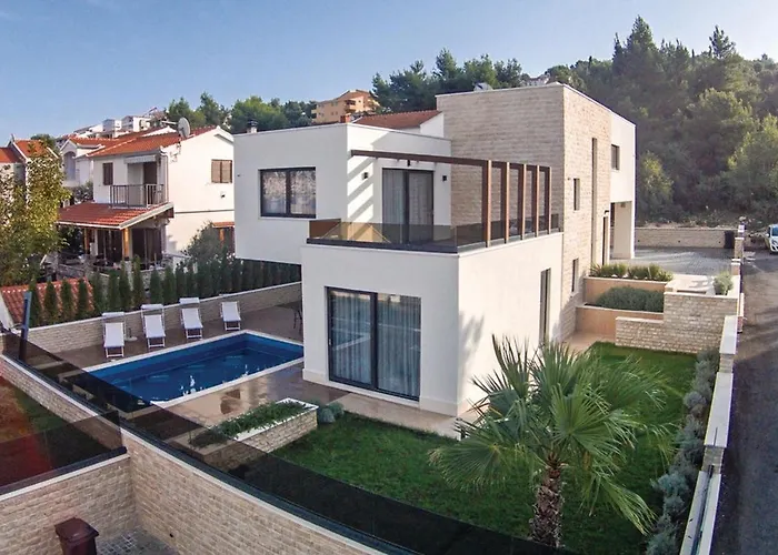 Luxury Beachfront Villa Trogir 2 With Indoor & Outdoor Pools Вилла